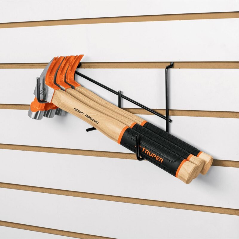 Código: 50071 Rack para 3 martillos pulidos, uña curva, Truper R-MO3