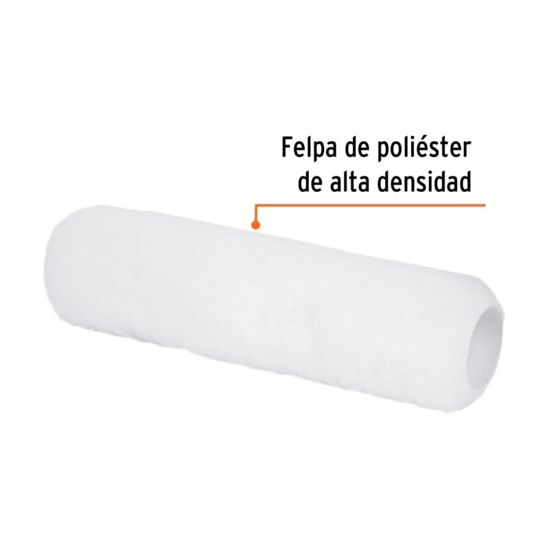 R-ROPI-910FC1.jpg Código: 13882 Felpa para rodillo 9' x 3/8' superficies lisas, Truper R-ROPI-910