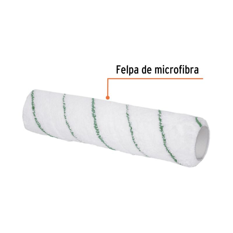 R-ROPI-910MFC1.jpg Código: 13921 Felpa p/rodillo, microfibra 9x3/8', superficies poco rugosas R-ROPI-910M