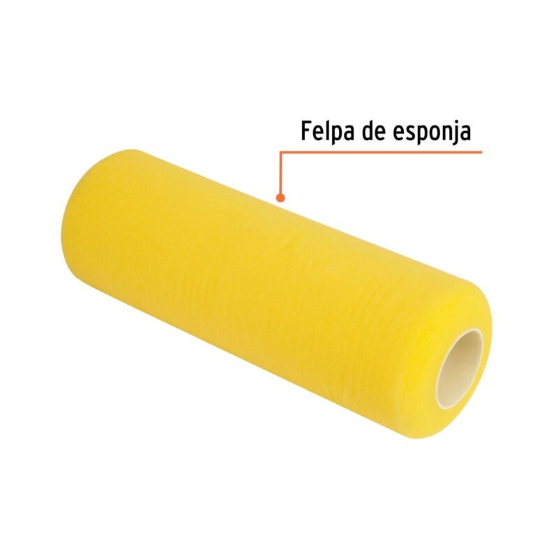 R-ROPI-920EFC1.jpg Código: 13901 Felpa para rodillo, esponja 9 x 3/4', superficies rugosas R-ROPI-920E