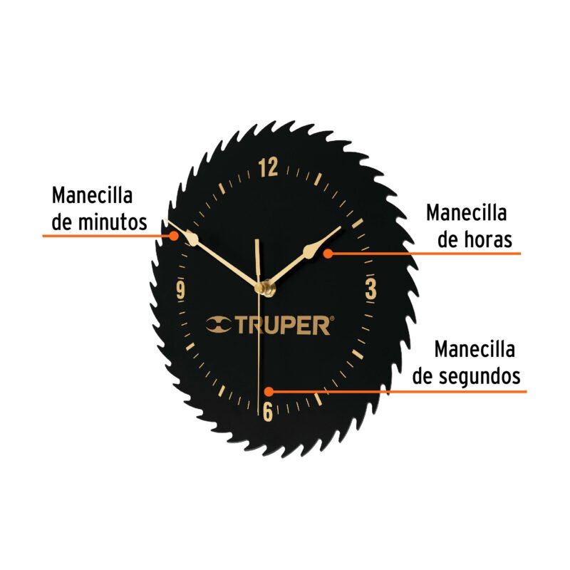 RE-PAFC1.jpg Código: 60073 Reloj de pared, Truper RE-PA