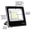 Código: 48334 Reflector delgado de LED 50 W luz cálida, Volteck REF-303LC