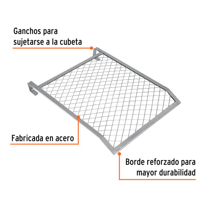 REPI-19FC1.jpg Código: 102551 Rejilla escurridora para rodillos, TRUPER REPI-19