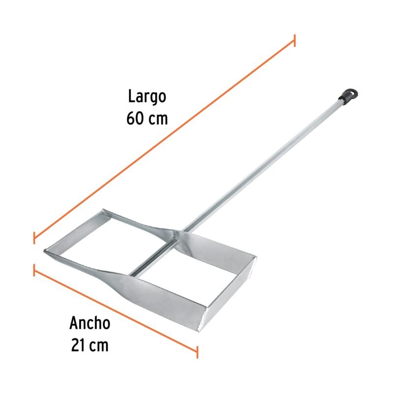 REV-21MFC2.jpg Código: 102462 Revolvedor para mortero, 210mm de diámetro, TRUPER REV-21M