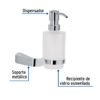 Código: 45212 Dispensador de jabón a pared de latón cromado, Riviera RIA-75