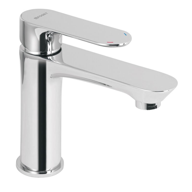 RIM-45.jpg Código: 45190 Monomando corto para lavabo, cromo, FOSET RIVIERA RIM-45