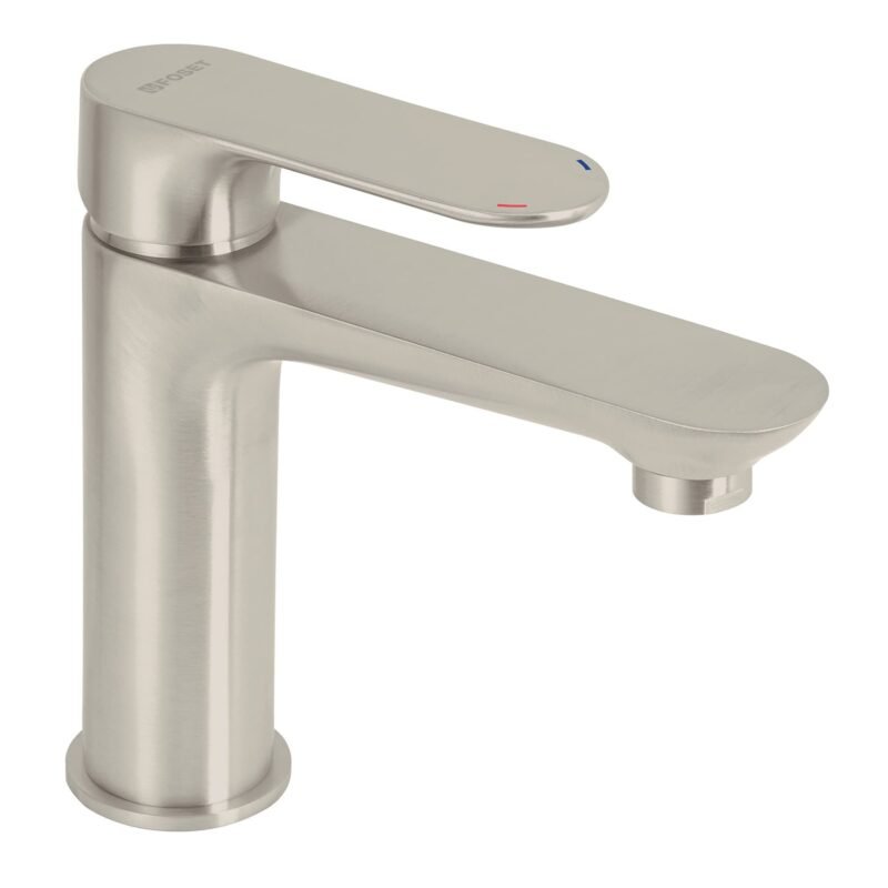 Código: 45179 Monomando corto para lavabo, satín, FOSET RIVIERA RIM-45N