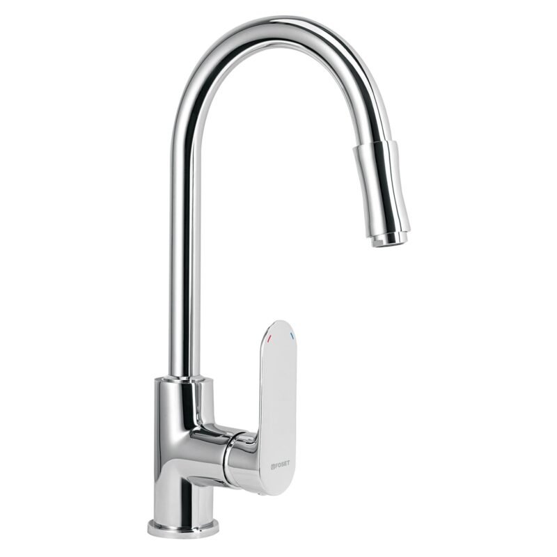 RIM-82.jpg Código: 45194 Monomando retráctil para fregadero, cromo, FOSET RIVIERA RIM-82
