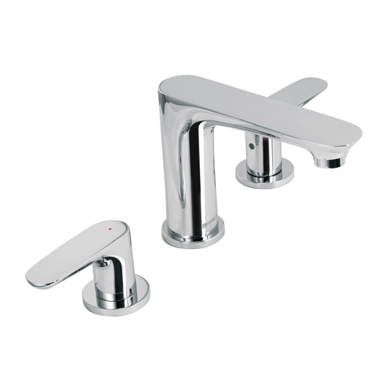 RIM-91.jpg Código: 45188 Mezcladora lavabo taladros separados, cromo, FOSET RIVIERA RIM-91