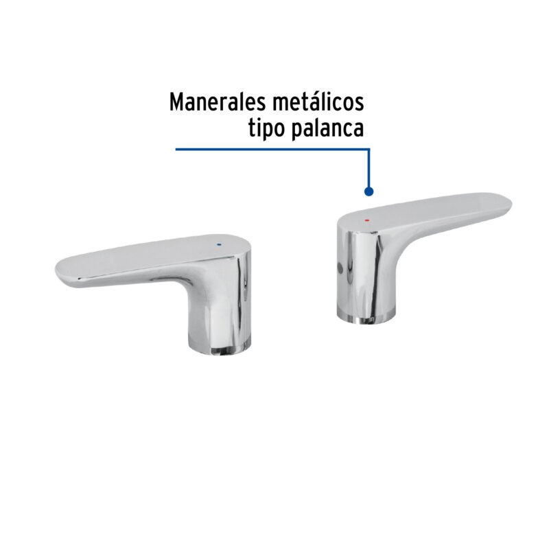 RIMM-01FC1.jpg Código: 45289 Jgo manerales de palanca p/taladros separados, cromo,Riviera RIMM-01
