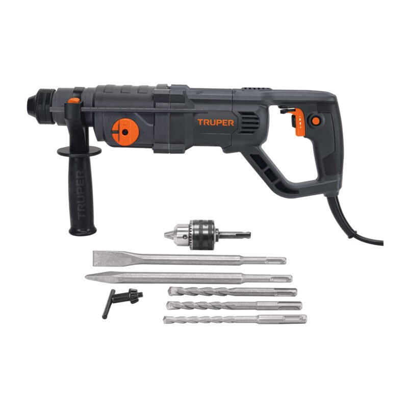 ROEL-30N2.jpg Código: 102873 Rotomartillo SDS Plus, mango D, 3.5 Joules, 800W, INDUSTRIAL ROEL-30N2