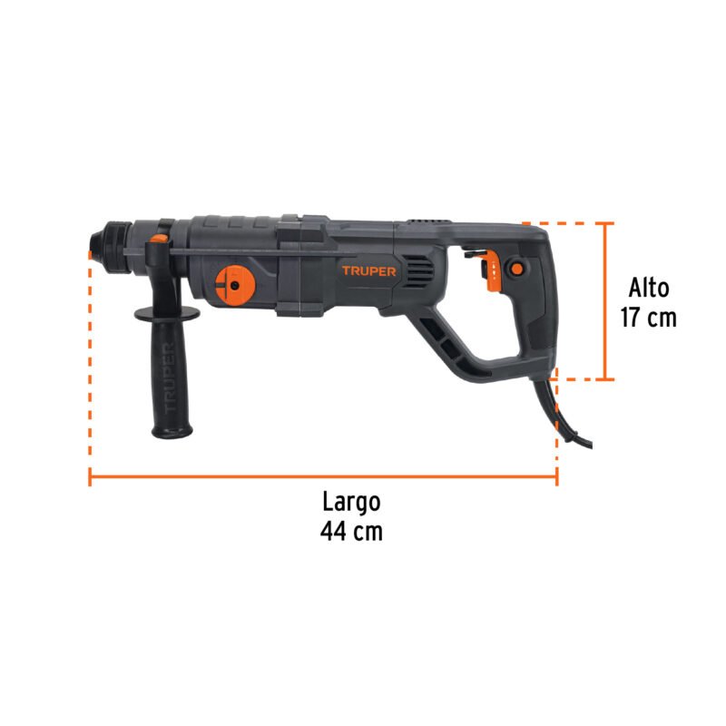 ROEL-30N2FC2.jpg Código: 102873 Rotomartillo SDS Plus, mango D, 3.5 Joules, 800W, INDUSTRIAL ROEL-30N2
