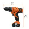 Código: 12794 Rotomartillo 3/8', 12V, 1 batería 2Ah, PRO ROTI-12A