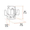 Código: 16610 Router 1,200W, 1-3/4 HP, TRUPER INDUSTRIAL ROU-N3