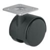Código: 44384 Rodaja tipo yoyo de 40 mm con placa, sin freno, Fiero ROY-40