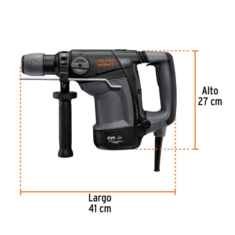 RPLUS-6NXFC2.jpg Código: 101221 Rotomartillo SDS Plus 6 Joules, 1100W, TRUPER EXPERT RPLUS-6NX