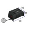 Código: 45572 Regulador de voltaje de 800 VA / 400 W 4 contactos, Volteck RV-800