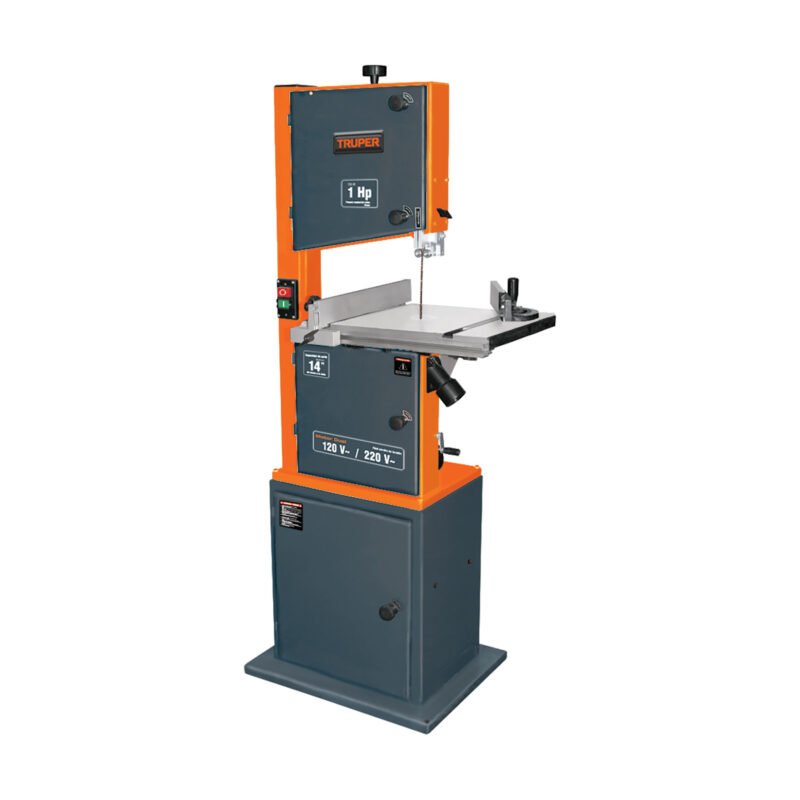 SCI-14E.jpg Código: 16458 Sierra cinta 14', 1 HP (750 W), Truper SCI-14E