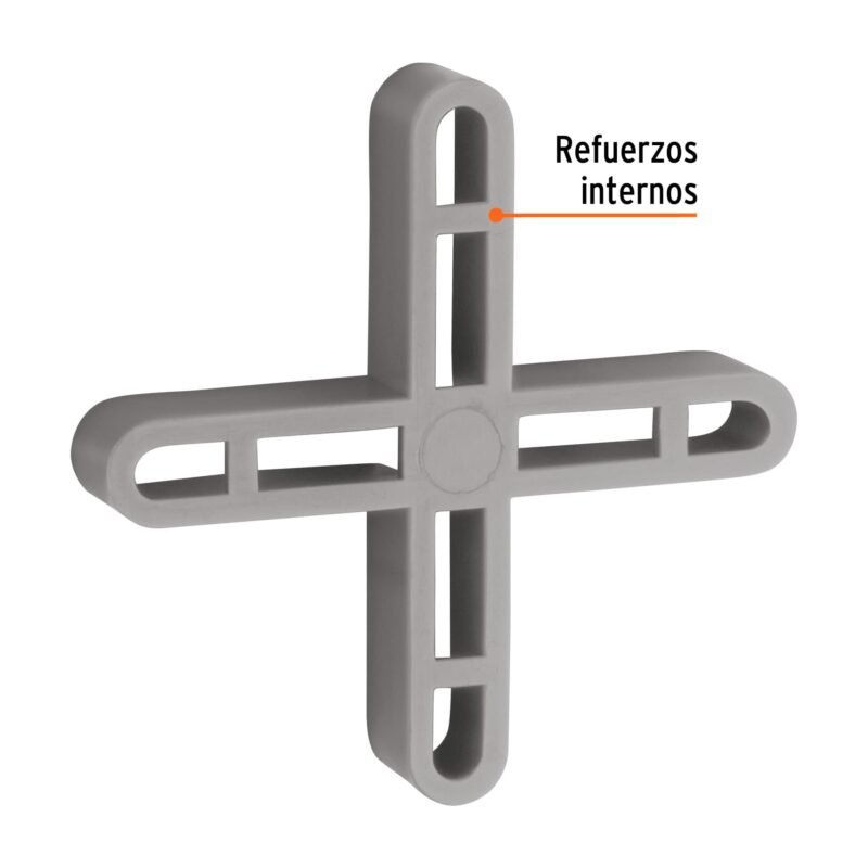 SELO-50HFC1.jpg Código: 102682 Bolsa con 100 separadores huecos de 5mm para losetas, Truper SELO-50H