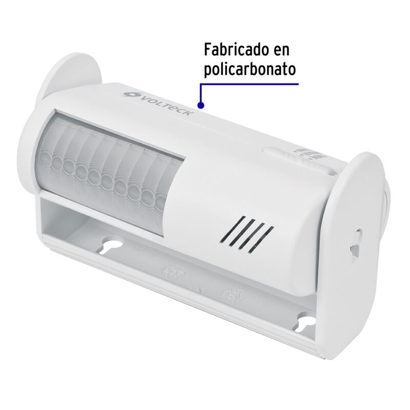 Web Código: 46595 Sensor de movimiento con alarma y timbre, Volteck SEMO-AL