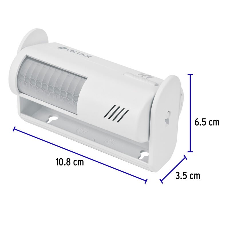 Web Código: 46595 Sensor de movimiento con alarma y timbre, Volteck SEMO-AL