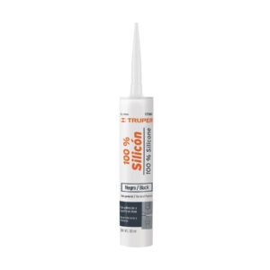 Código: 17561 Sellador negro 100% silicón de 280 ml, Truper SIL-100N