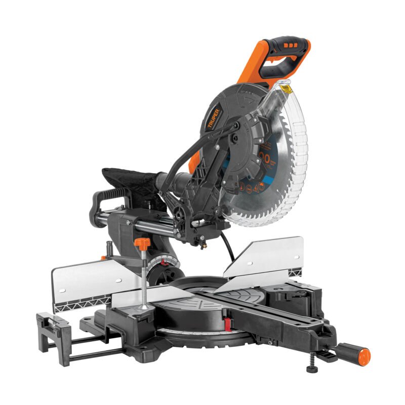 SINCO-12.jpg Código: 103235 Sierra de inglete 12', 2000W telescópica compuesta, TRUPER SINCO-12