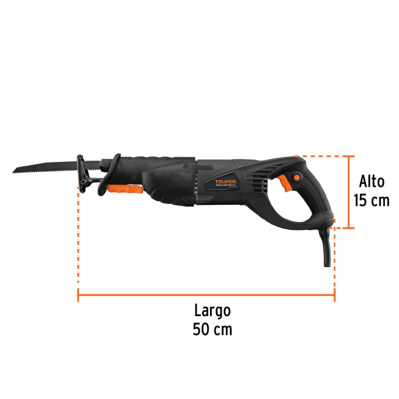 SISA-N2FC2.jpg Código: 17269 Sierra sable 900W velocidad variable, TRUPER INDUSTRIAL SISA-N2