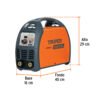 Código: 13696 Soldadora inversora 200A, 220V, TRUPER SOIN-200