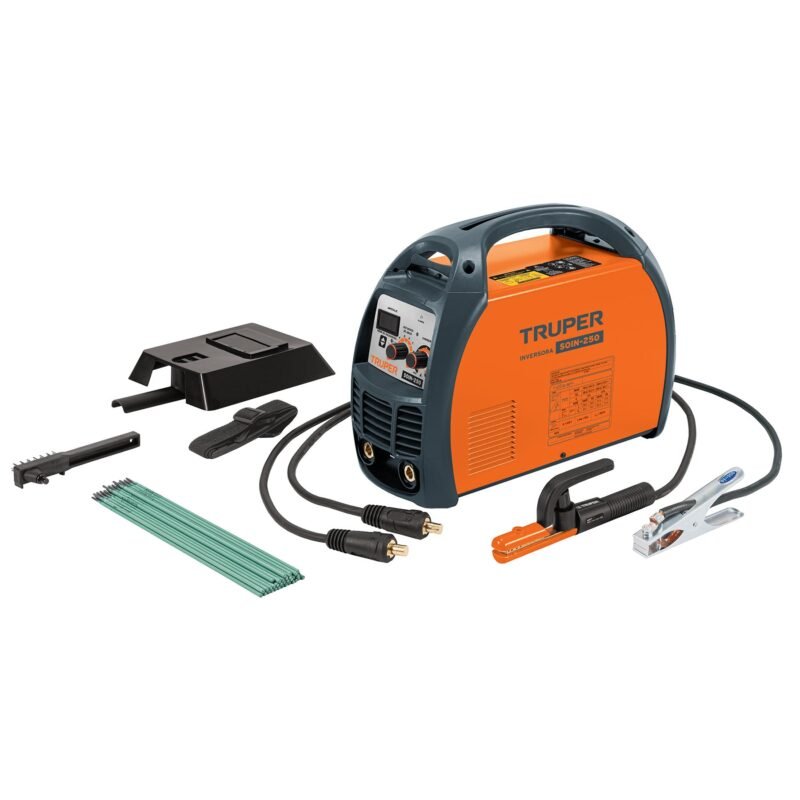 SOIN-250.jpg Código: 17411 Soldadora inversora 250A, 220V, TRUPER SOIN-250