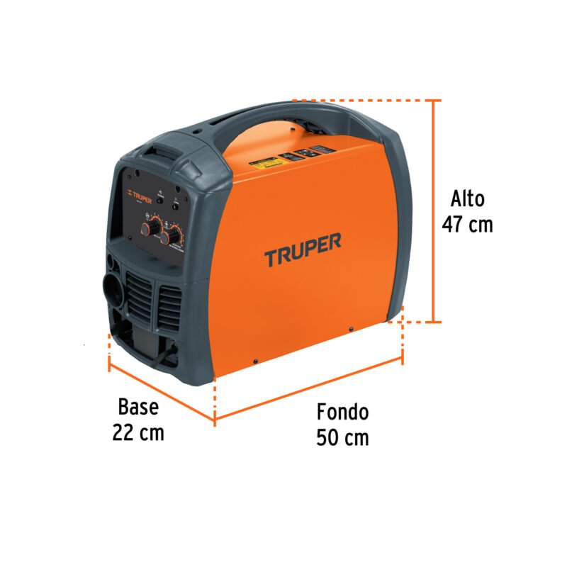 SOMI-130TFC2.jpg Código: 13192 Soldadora para microalambre, 130A, TRUPER SOMI-130T