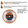 Código: 100108 Disco sierra 12' para madera, 60 dientes centro 1', Expert ST-1260EX