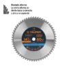 Código: 18323 Disco sierra 14' para madera, 60 dientes centro 1', Truper ST-1460E
