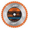 Código: 100104 Disco sierra 7-1/4' p/madera, 40 dientes centro 5/8', Expert ST-740X