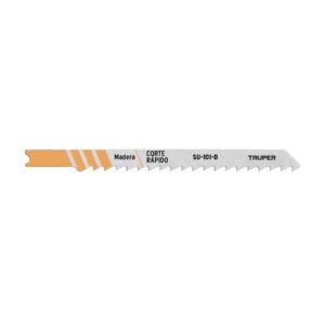 Código: 18136 Blíster con 5 seguetas 6 DPP zanco 'U' corte recto madera SU-101-D