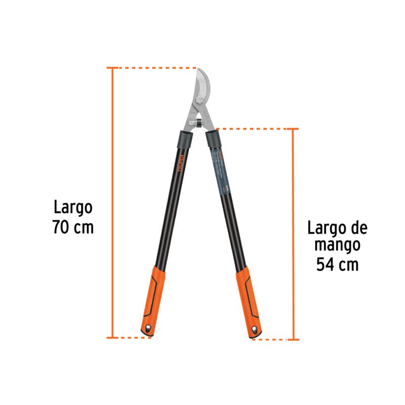 T-122EFC2.jpg Código: 18381 Tijera para ramas 70 cm,tipo americano,mgos tubulares,TRUPER T-122E
