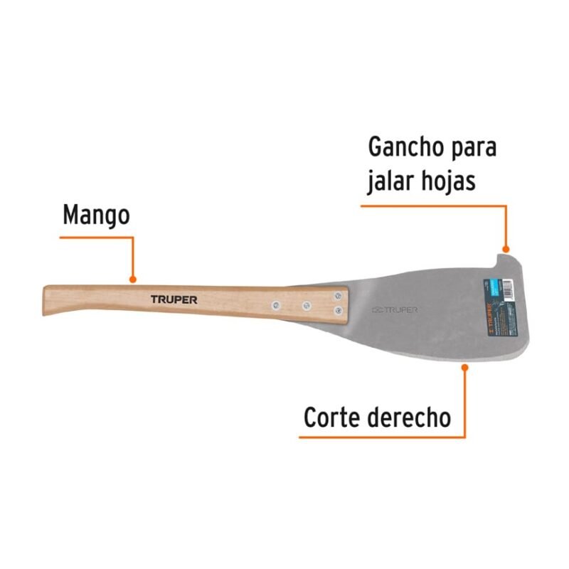 T-898-IFC1.jpg Código: 11639 Machete huixtla corte izquierdo, largo 25', Truper T-898-I