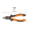 Código: 12347 Pinza para electricista 6' alta palanca, Comfort Grip,Expert T201-6X