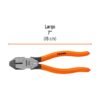 Código: 17303 Pinza para electricista 7' uso rudo, mango PVC, Truper T201-7