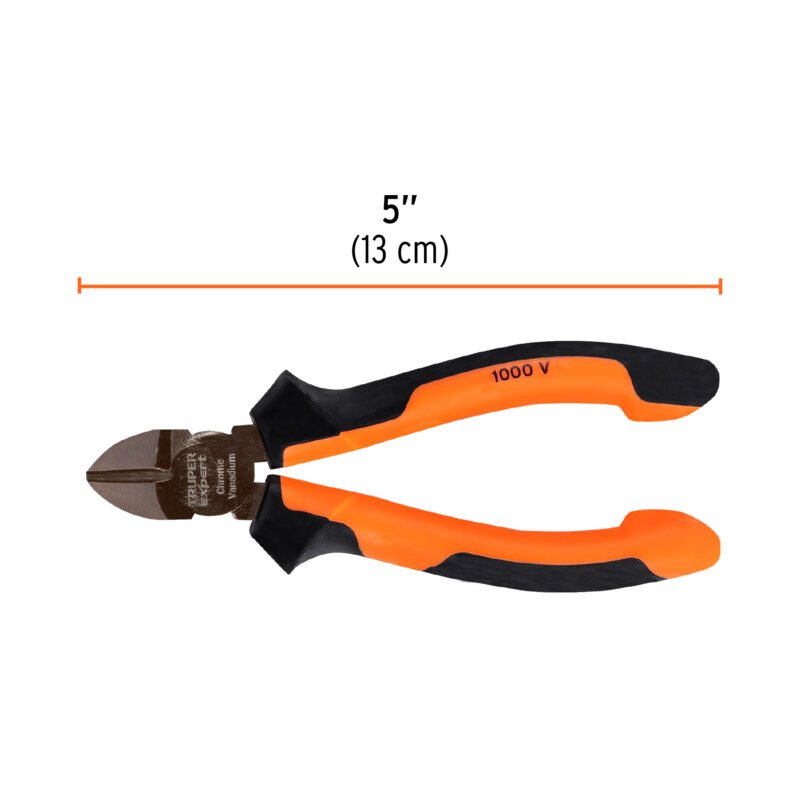 T202-5XFC2.jpg Código: 102427 Pinza corte diagonal 5' alta palanca, Comfort Grip, Expert T202-5X