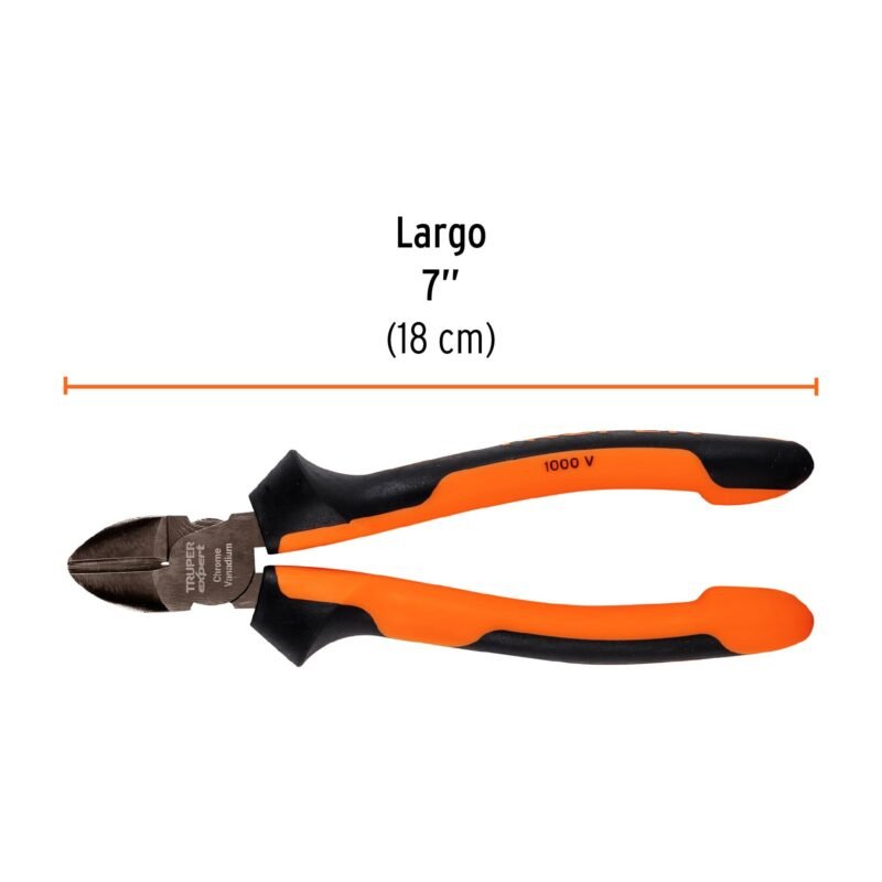 Código: 12349 Pinza corte diagonal 7' alta palanca, Comfort Grip, Expert T202-7X