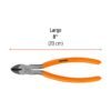 Código: 12353 Pinza de corte diagonal 8' mango de PVC, Truper T202-8
