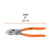 Código: 100138 Pinza para electricista 8' alta palanca mango PVC, Truper T210-8