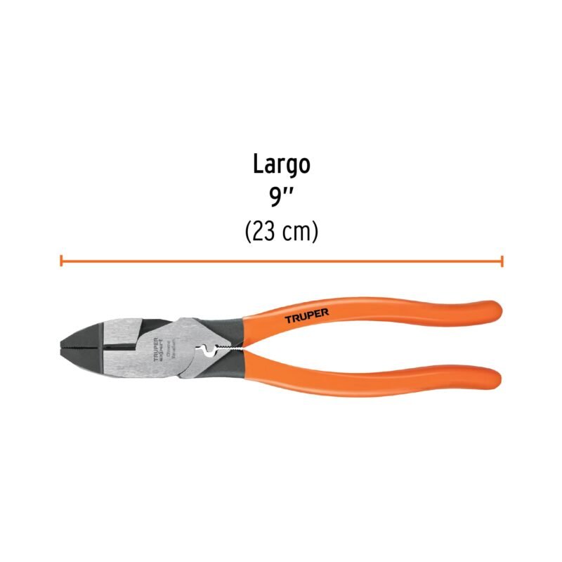 Código: 101963 Pinza para electricista 9' c/ponchador de terminales, Expert T210-9X