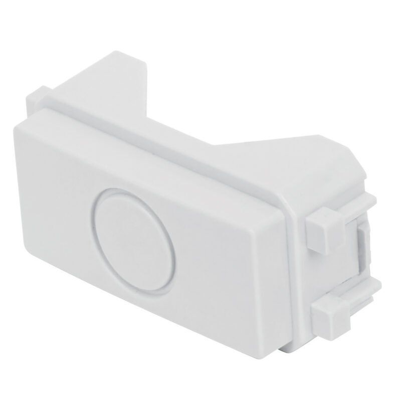 Código: 46140 Módulo (tapón) ciego, línea Italiana, color blanco, Volteck TA-IB