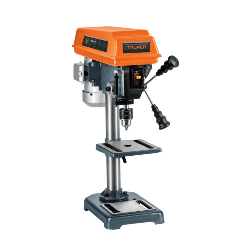 TAPI-8.jpg Código: 16174 Taladro de piso 8', 1/3 HP (250 W), broquero 1/2', Truper TAPI-8