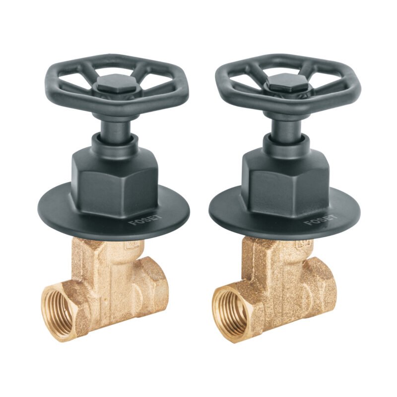 Código: 46785 Juego llaves empotrar roscables, volante negro, Túbig TBE-061M