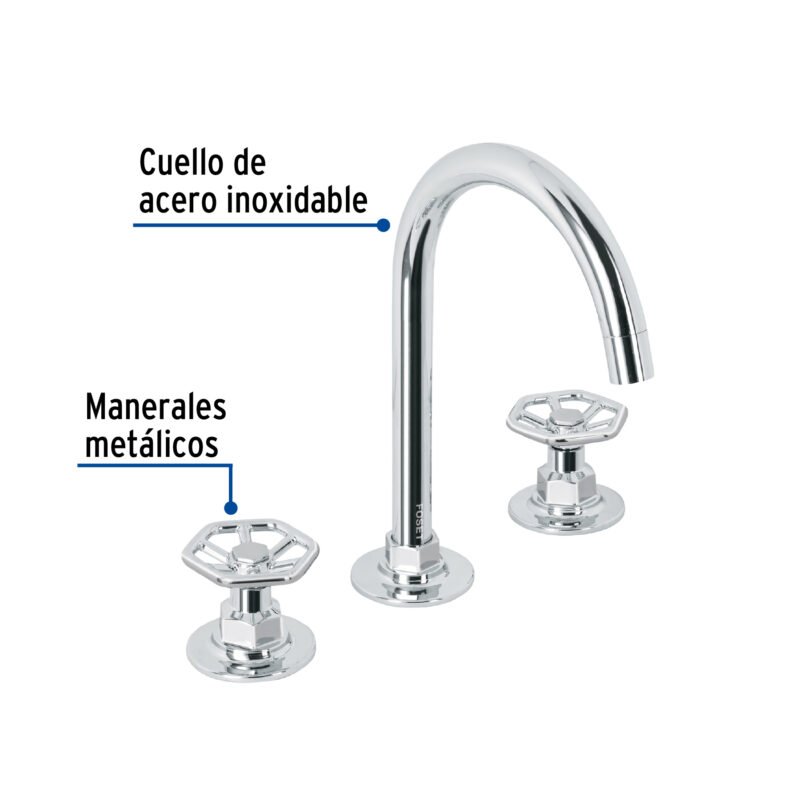 TBM-91FC1.jpg Código: 46759 Mezcladora p/lavabo,taladros separados,redondos,cromo,Tubig TBM-91