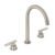 Código: 46757 Mezcladora p/lavabo,taladros separados,palanca,satín,Tubig TBM-92N