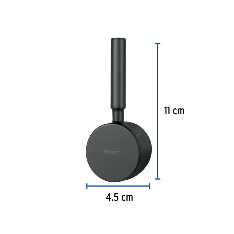 TBMM-45MFC2.jpg Código: 46874 Maneral repuesto para monomando, negro, Foset TBMM-45M